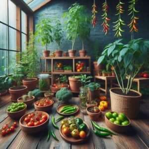 Fresh produce how to grow vegetables indoors