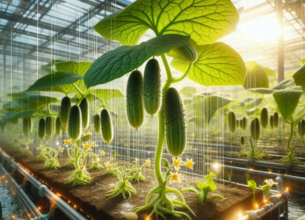 how to grow cucumbers in a greenhouse