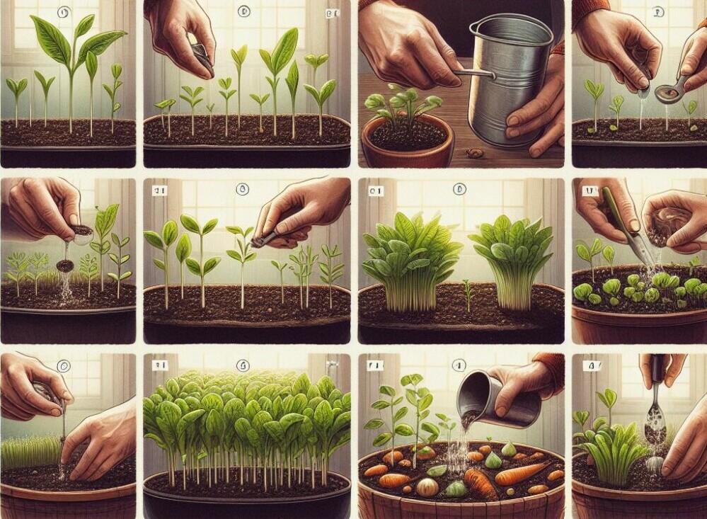 how to grow vegetables from seeds 