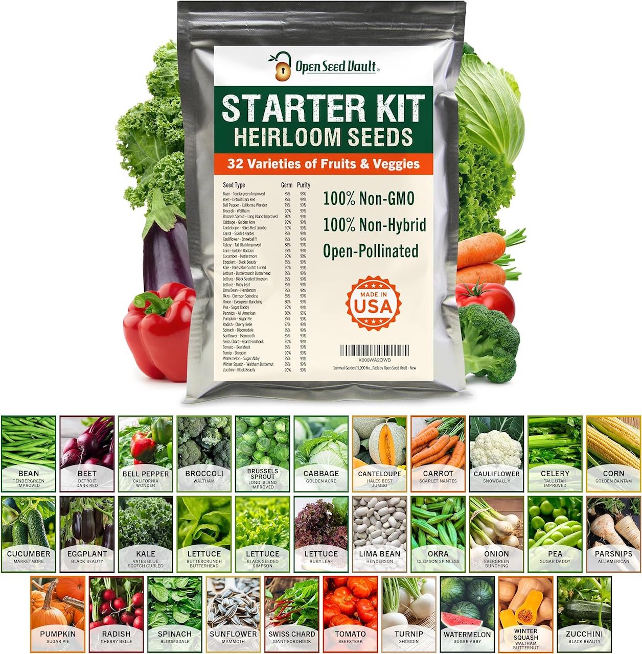 vegetable seed starter kit